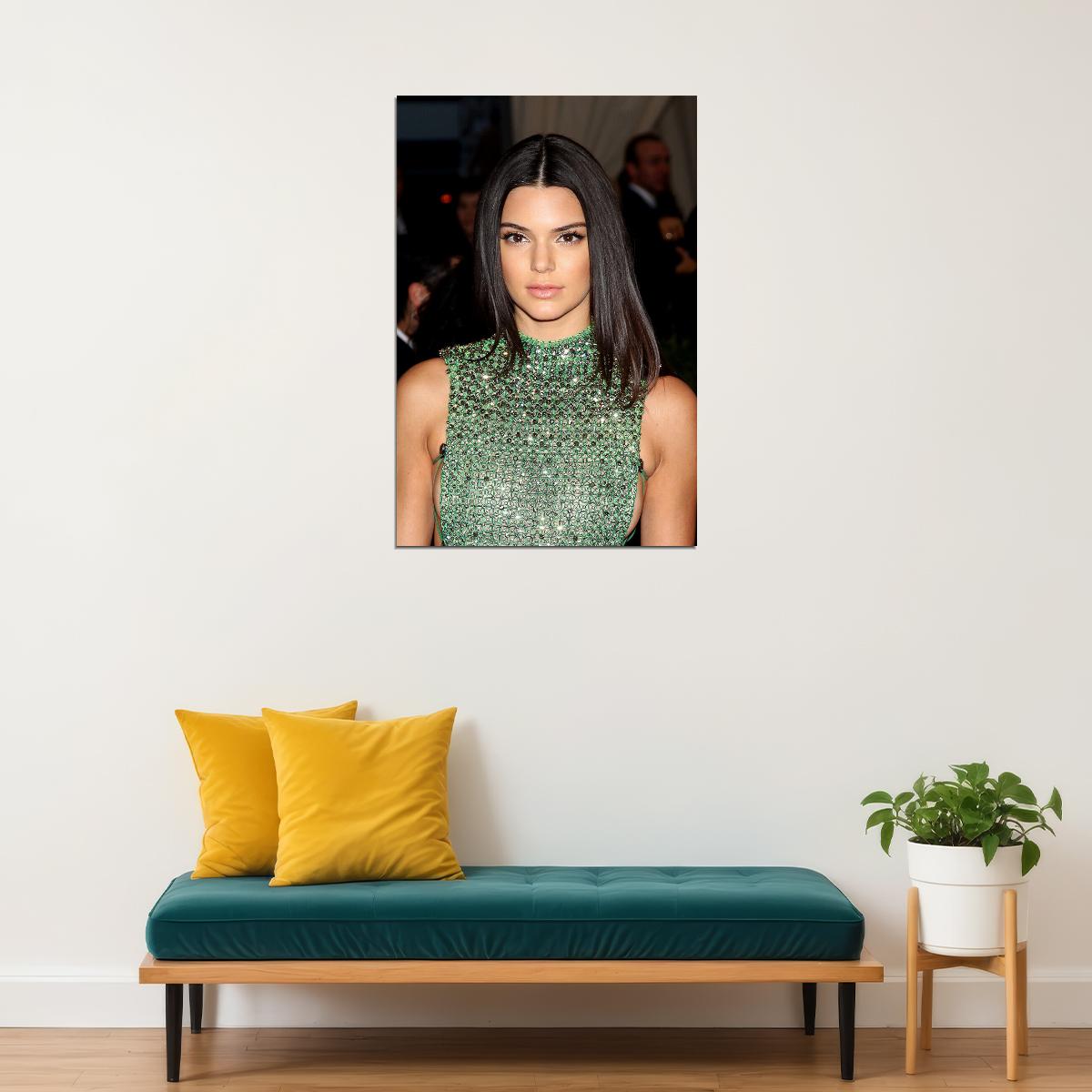 Kendall Jenner Celebrity Model Cinema Actress Poster Wall Art Print Home Wall Decor - xonomax