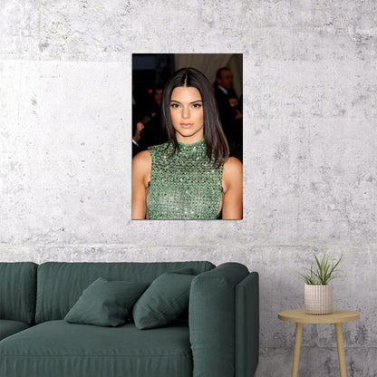 Kendall Jenner Celebrity Model Cinema Actress Poster Wall Art Print Home Wall Decor - xonomax