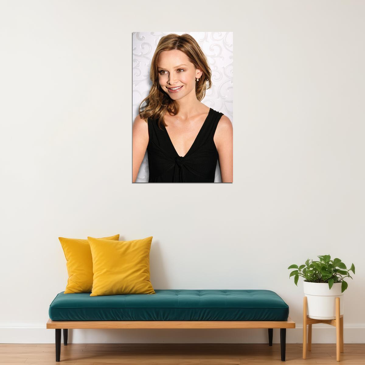 Calista Flockhart 80s 90s Celebrity Cinema Actor Poster Wall Art Print Home Wall Decor