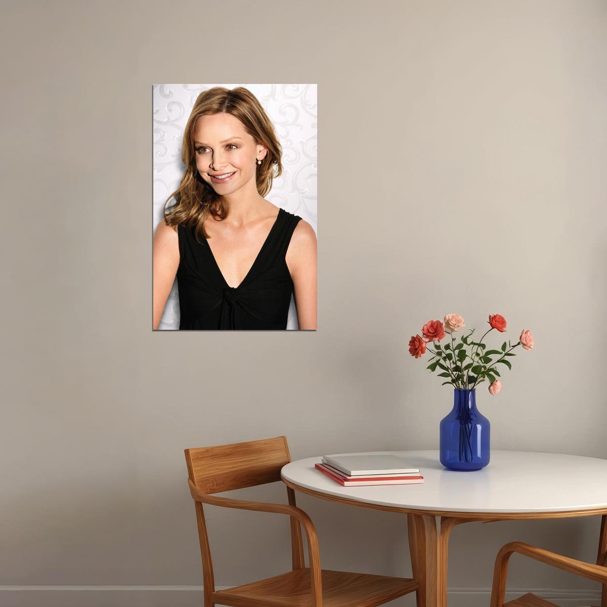 Calista Flockhart 80s 90s Celebrity Cinema Actor Poster Wall Art Print Home Wall Decor
