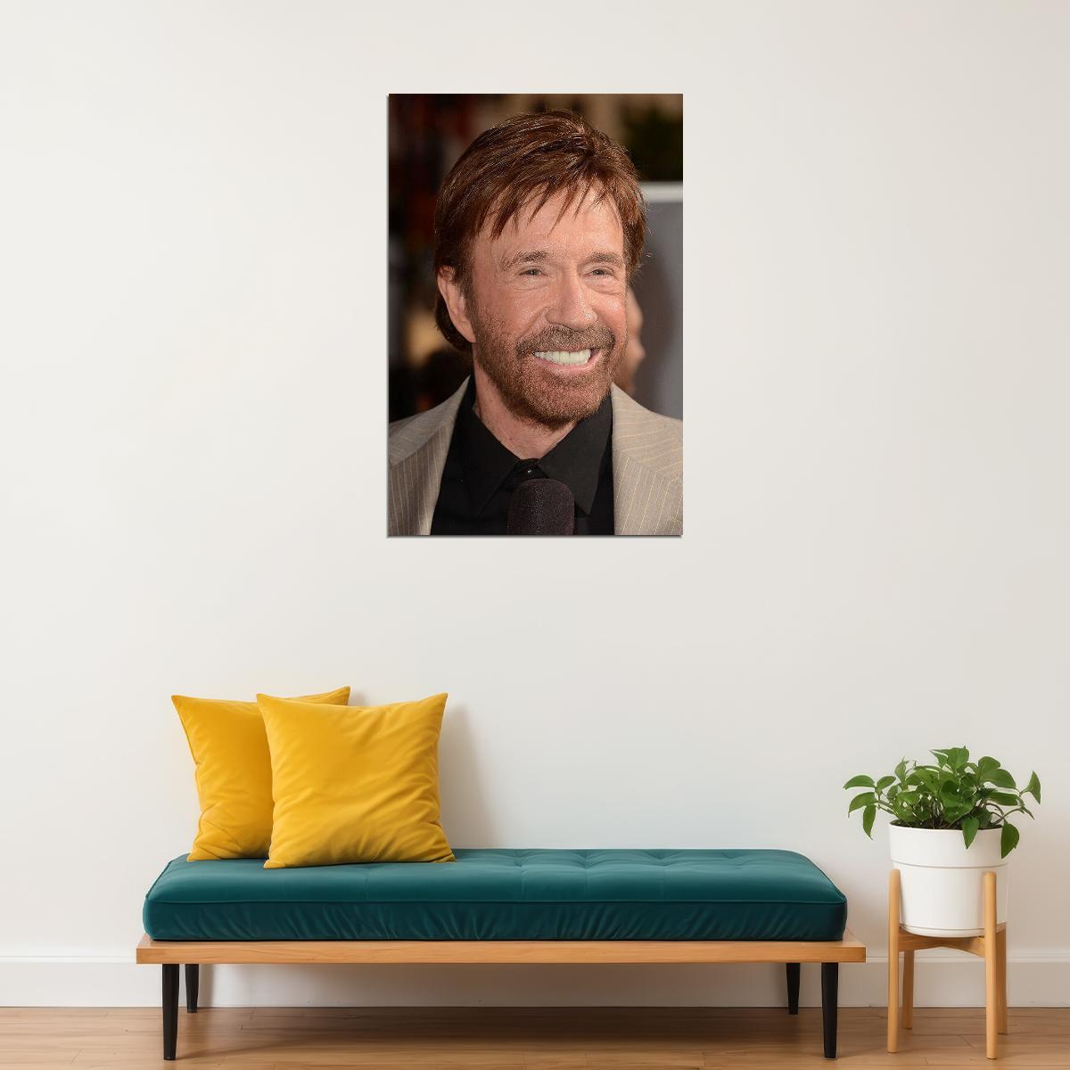 Chuck Norris 80s 90s Martial Arts Master Actor Poster Wall Art Print Home Wall Decor - xonomax