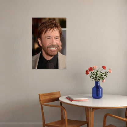 Chuck Norris 80s 90s Martial Arts Master Actor Poster Wall Art Print Home Wall Decor - xonomax