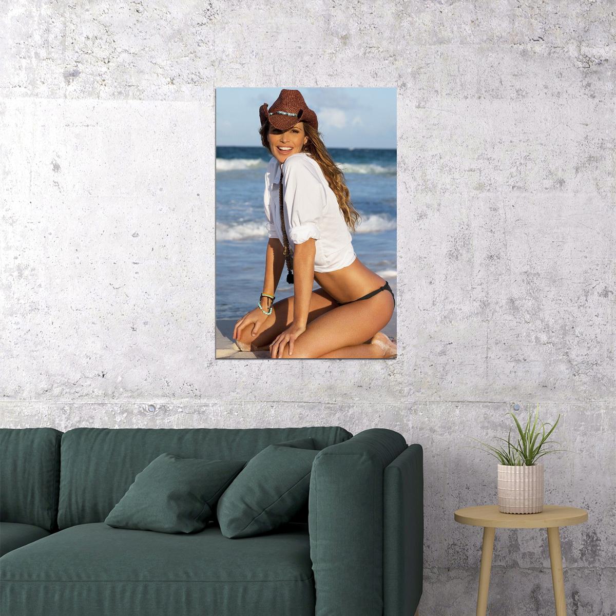 Elle Macpherson 80s 90s Cinema Actress Model Poster Wall Art Print Home Wall Decor - xonomax