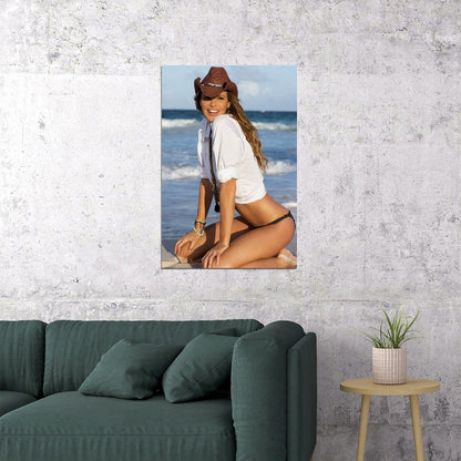 Elle Macpherson 80s 90s Cinema Actress Model Poster Wall Art Print Home Wall Decor - xonomax