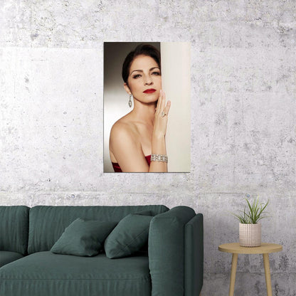Gloria Estefan Celebrity Singer Musician Poster Wall Art Print Home Wall Decor - xonomax