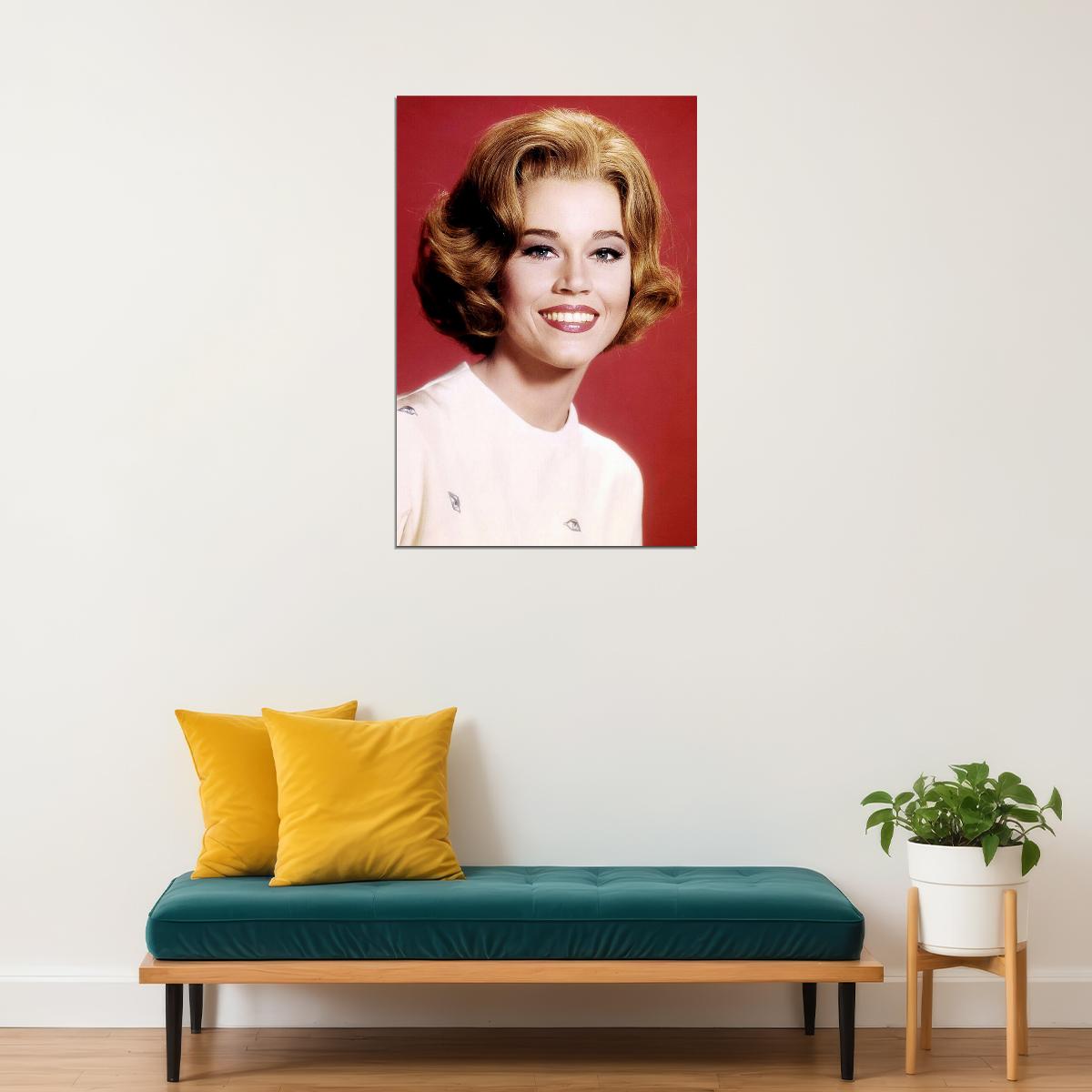 Jane Fonda Celebrity Actor Activist Poster Wall Art Print Home Wall Decor - xonomax