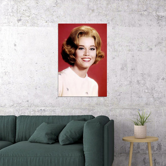 Jane Fonda Celebrity Actor Activist Poster Wall Art Print Home Wall Decor - xonomax