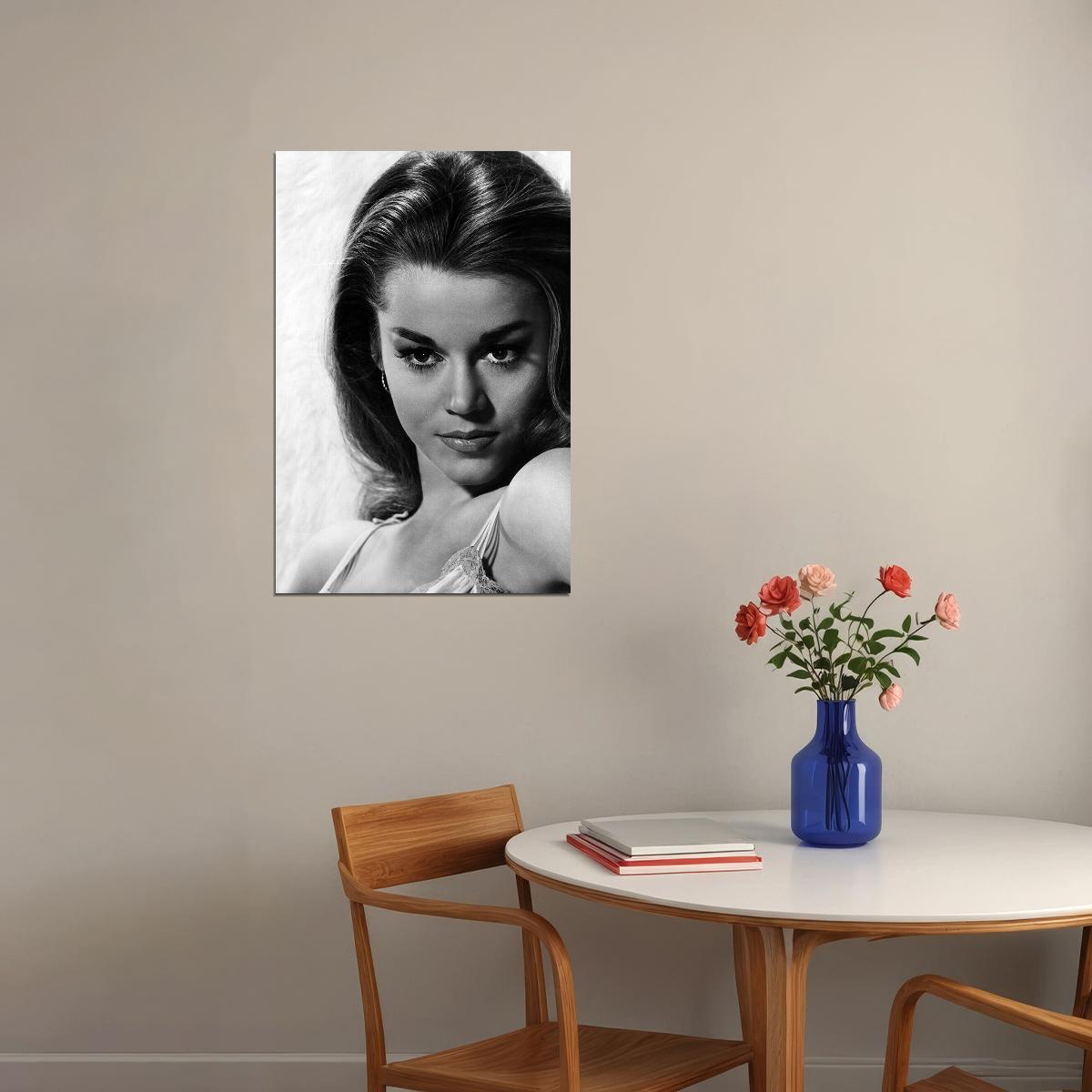 Jane Fonda Celebrity Actor Model Poster Wall Art Print Home Wall Decor - xonomax