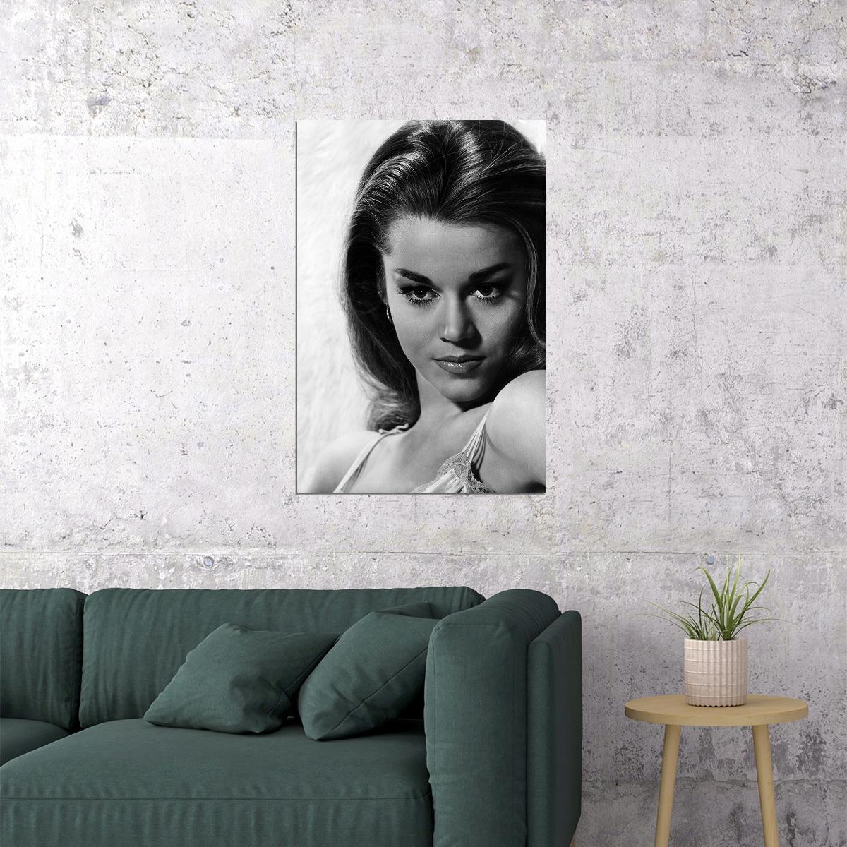 Jane Fonda Celebrity Actor Model Poster Wall Art Print Home Wall Decor - xonomax