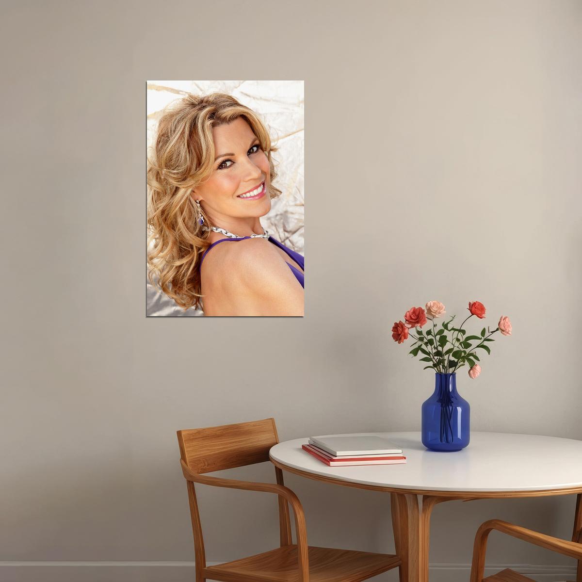 Vanna White Tv Presenter Cinema Actor Poster Wall Art Print Home Wall Decor - xonomax