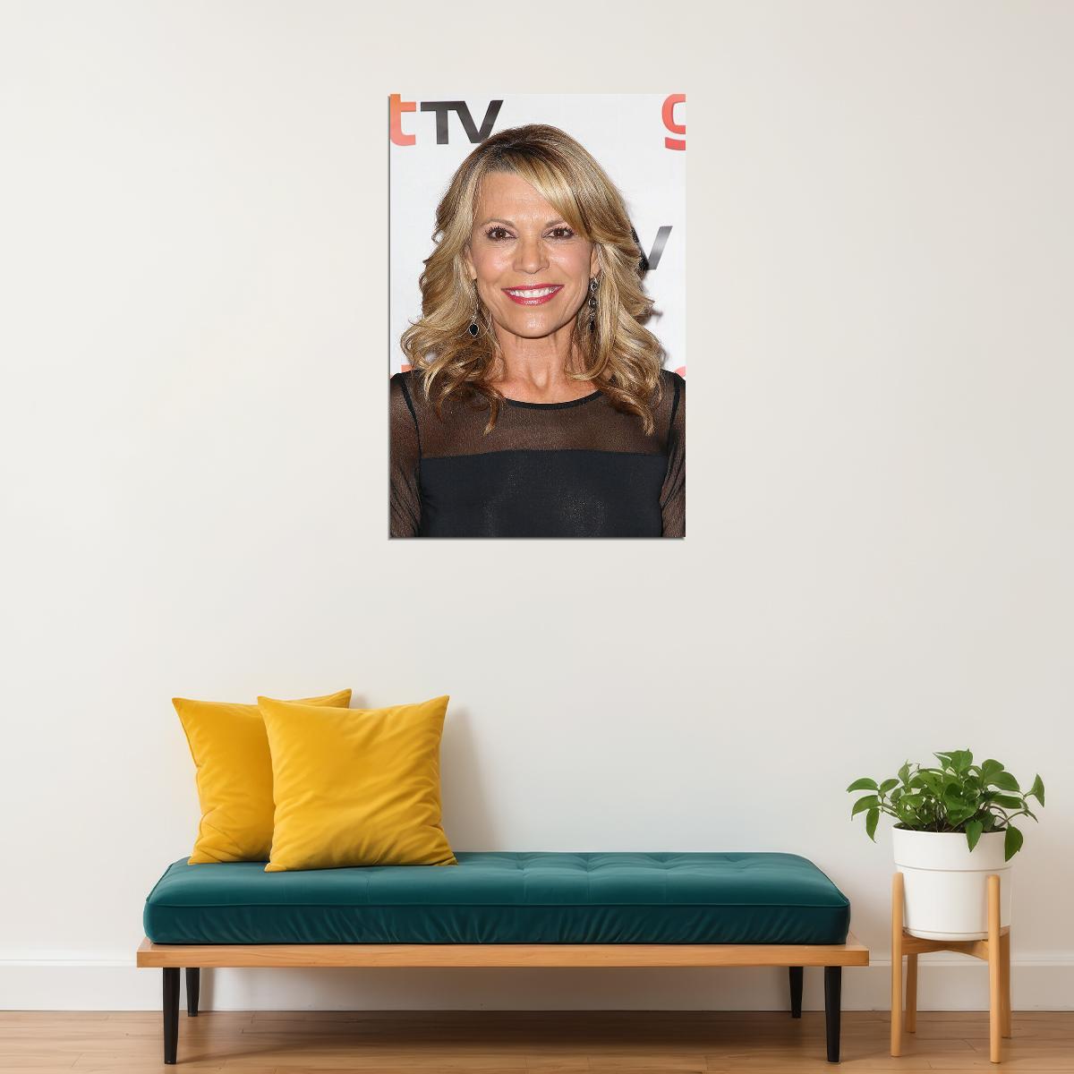 Vanna White Tv Presenter Actress Poster Wall Art Print Home Wall Decor - xonomax