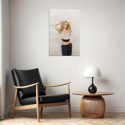 Shakira Celebrity Female Singer Record Producer Poster Wall Art Print Home Wall Decor - xonomax