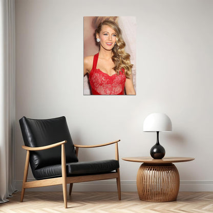 Blake Lively Celebrity Tv Series Actor Artist Poster Wall Art Print Home Wall Decor - xonomax