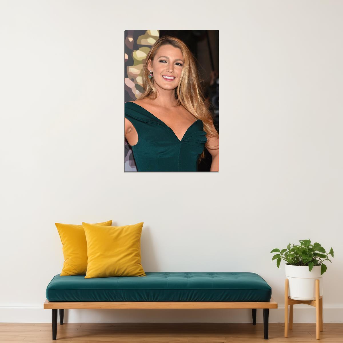 Blake Lively Celebrity Tv Series Actress Artist Poster Wall Art Print Home Wall Decor - xonomax
