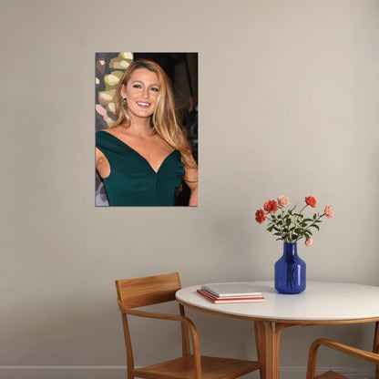 Blake Lively Celebrity Tv Series Actress Artist Poster Wall Art Print Home Wall Decor - xonomax