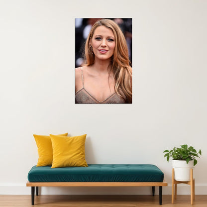 Blake Lively Celebrity Movie Actress Artist Poster Wall Art Print Home Wall Decor - xonomax