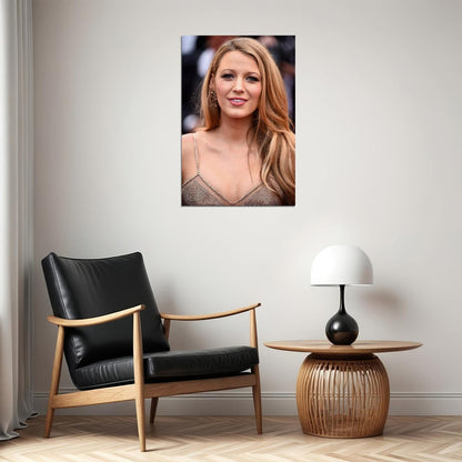 Blake Lively Celebrity Movie Actress Artist Poster Wall Art Print Home Wall Decor - xonomax