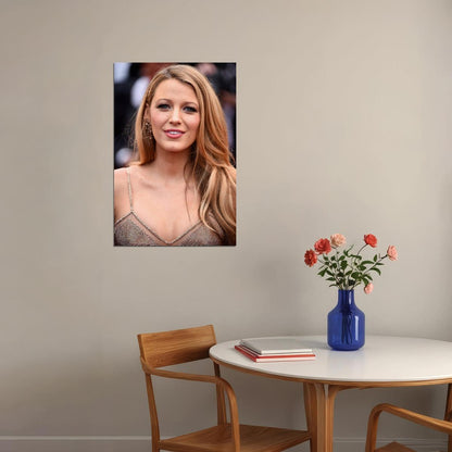 Blake Lively Celebrity Movie Actress Artist Poster Wall Art Print Home Wall Decor - xonomax