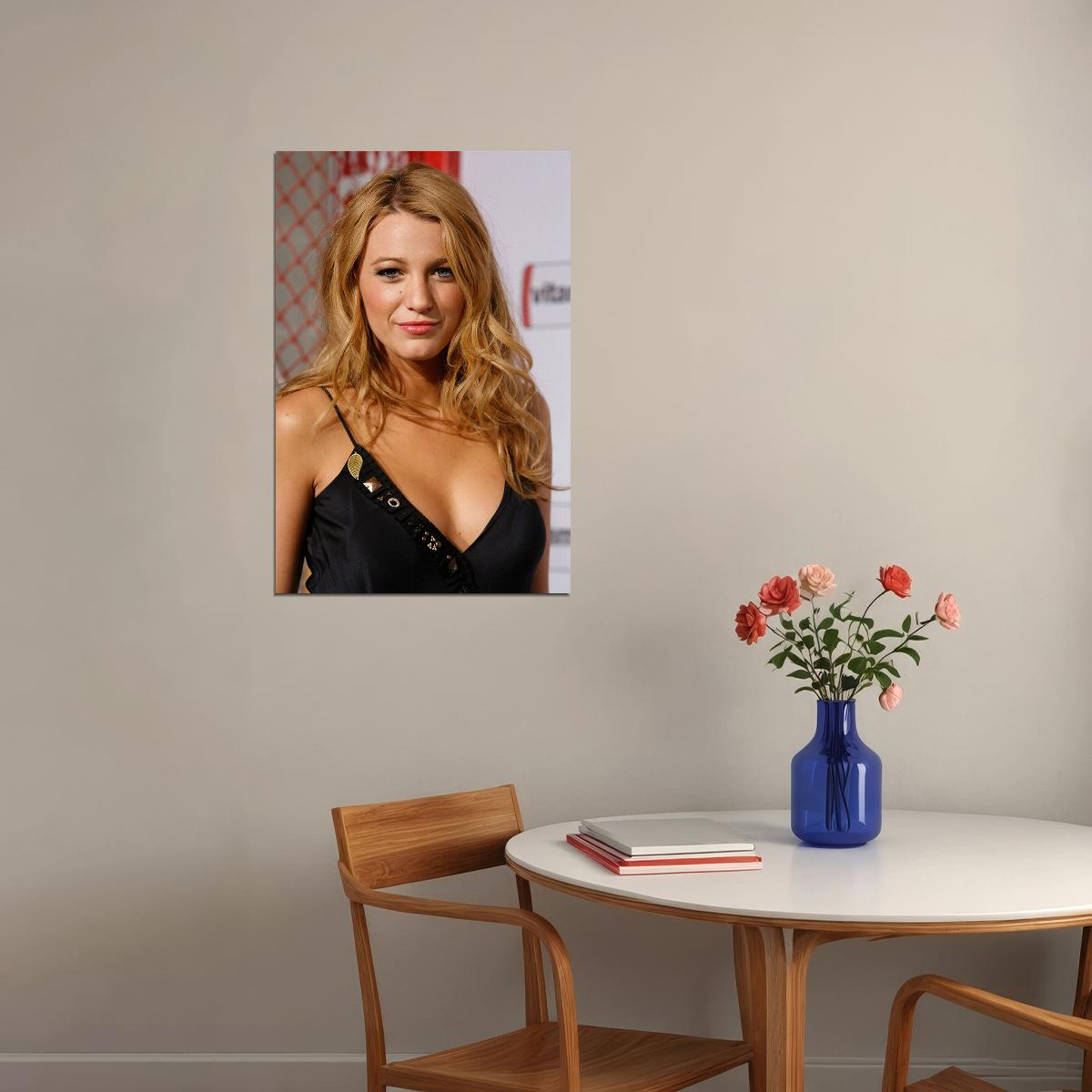 Blake Lively Celebrity Movie Actor Artist Poster Wall Art Print Home Wall Decor - xonomax