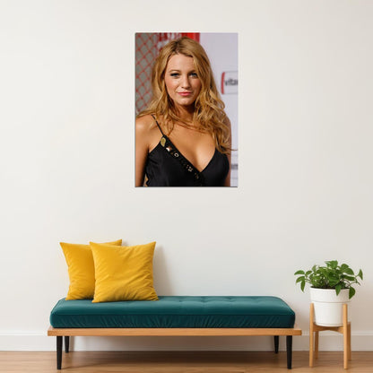 Blake Lively Celebrity Movie Actor Artist Poster Wall Art Print Home Wall Decor - xonomax