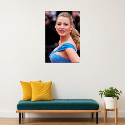 Blake Lively Celebrity Cinema Actor Artist Poster Wall Art Print Home Wall Decor - xonomax