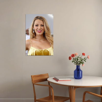 Blake Lively Celebrity Cinema Actress Artist Poster Wall Art Print Home Wall Decor - xonomax