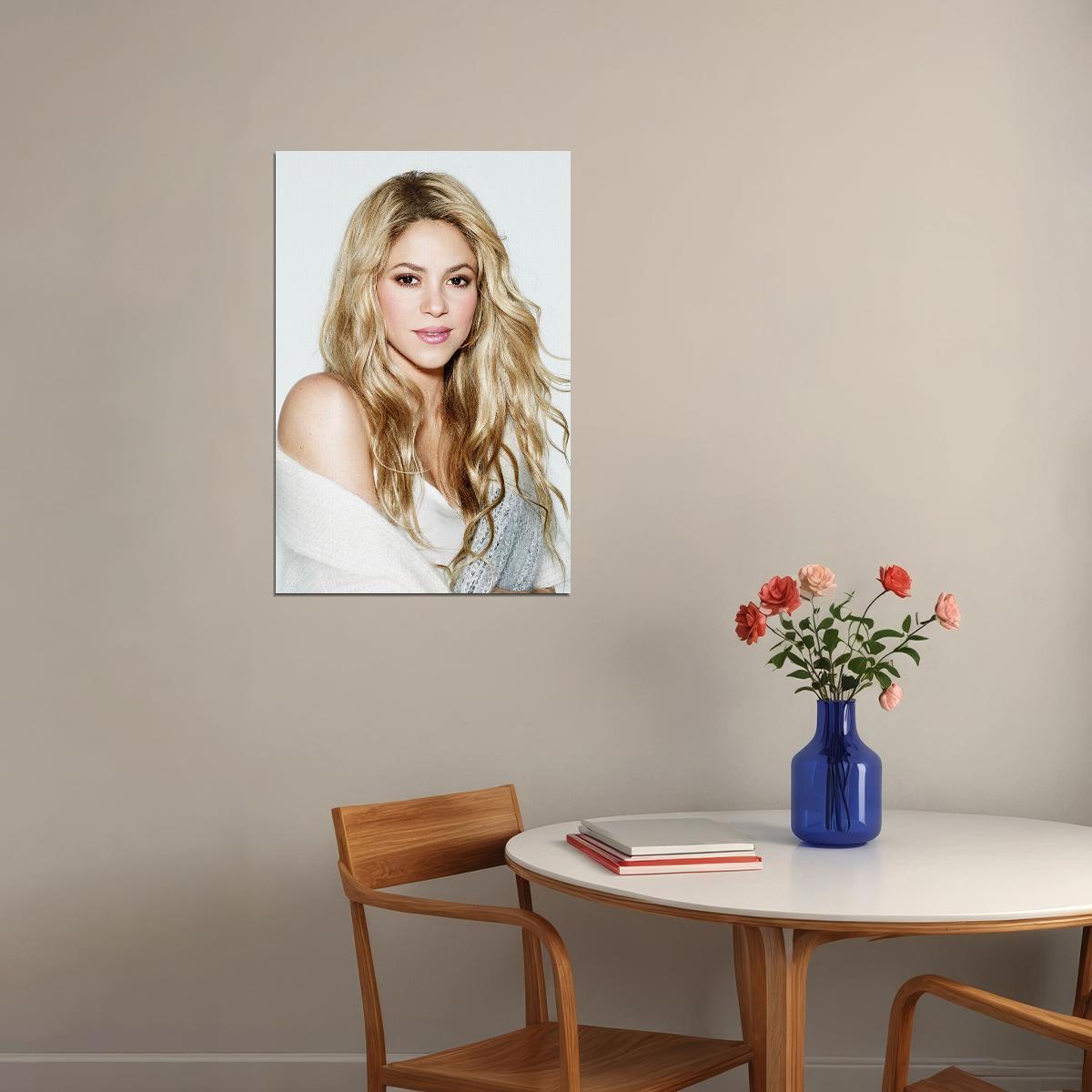 Shakira Celebrity Singer Record Producer Poster Wall Art Print Home Wall Decor - xonomax