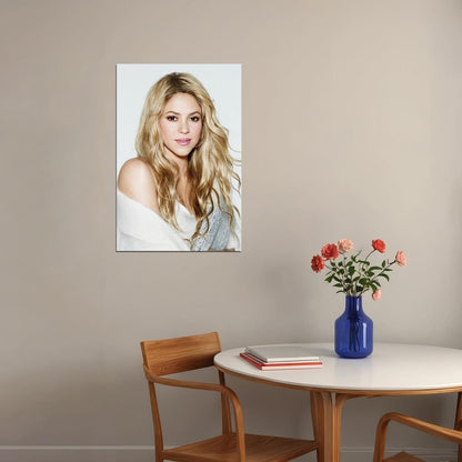 Shakira Celebrity Singer Record Producer Poster Wall Art Print Home Wall Decor - xonomax