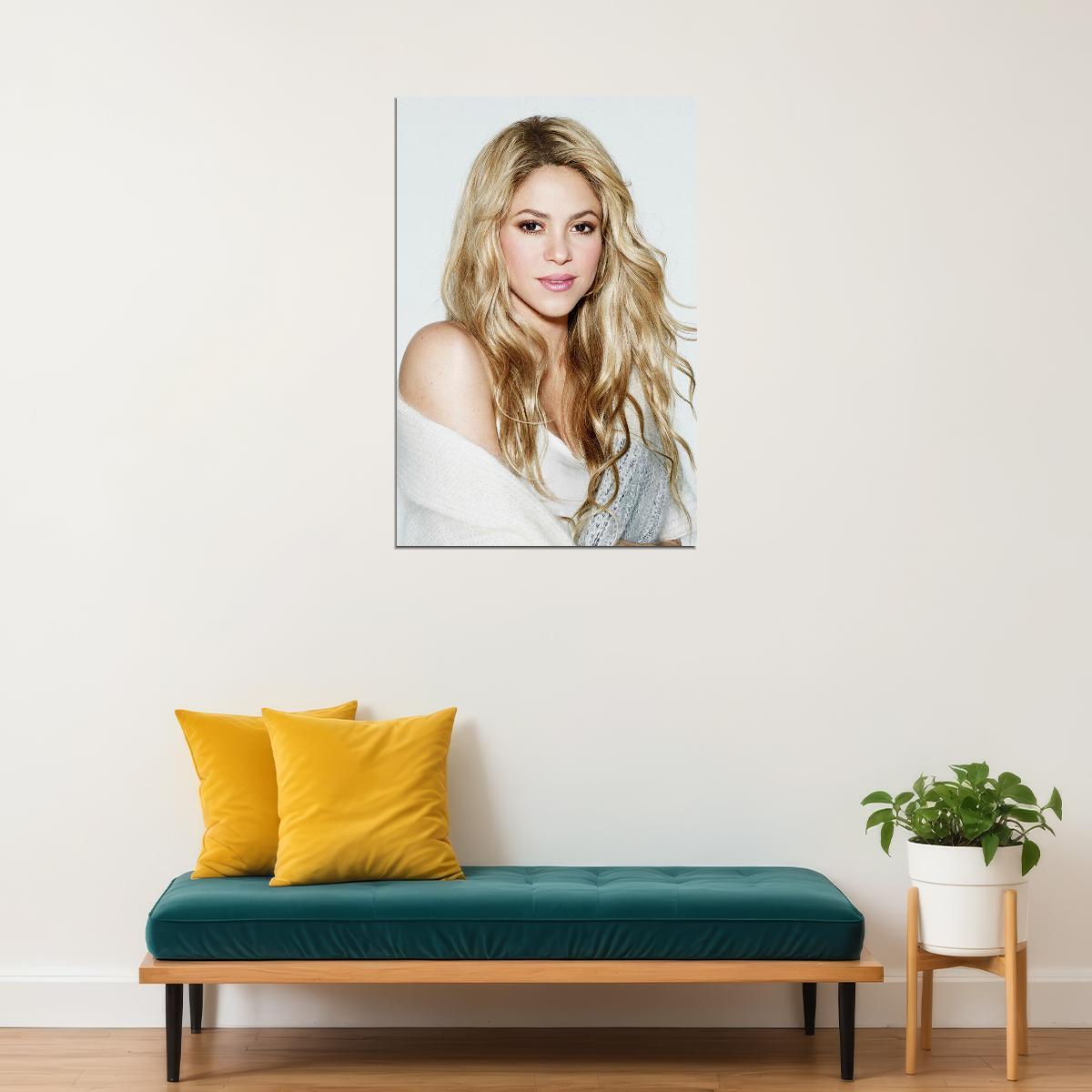 Shakira Celebrity Singer Record Producer Poster Wall Art Print Home Wall Decor - xonomax
