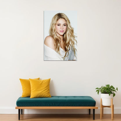 Shakira Celebrity Singer Record Producer Poster Wall Art Print Home Wall Decor - xonomax