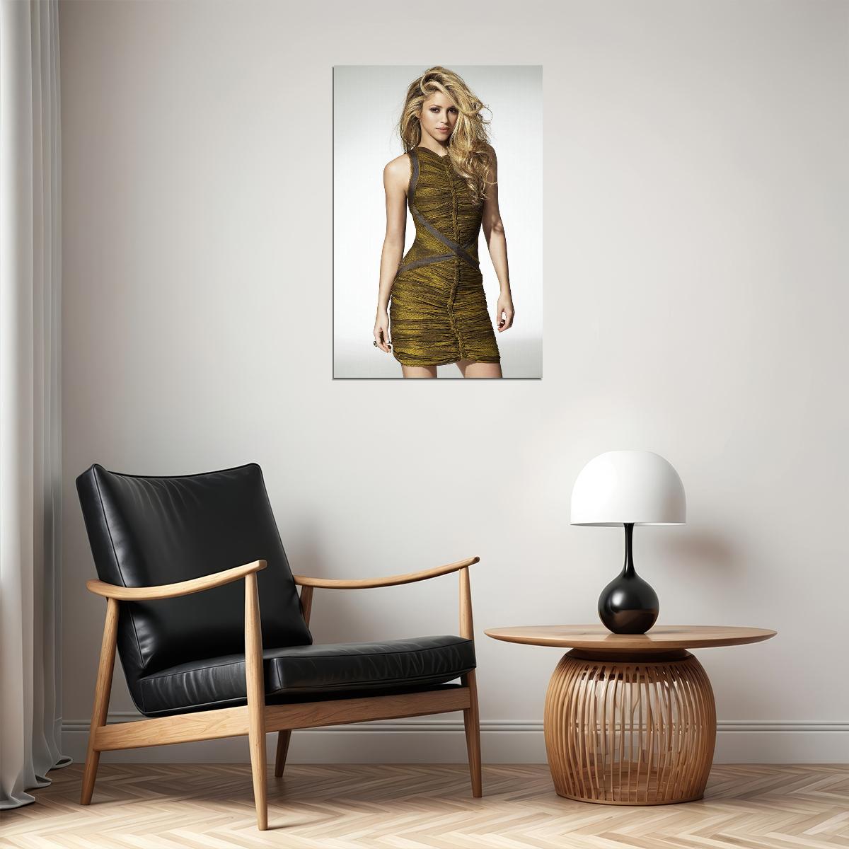 Shakira Celebrity Singer Record Producer Poster Wall Art Print Home Wall Decor - xonomax