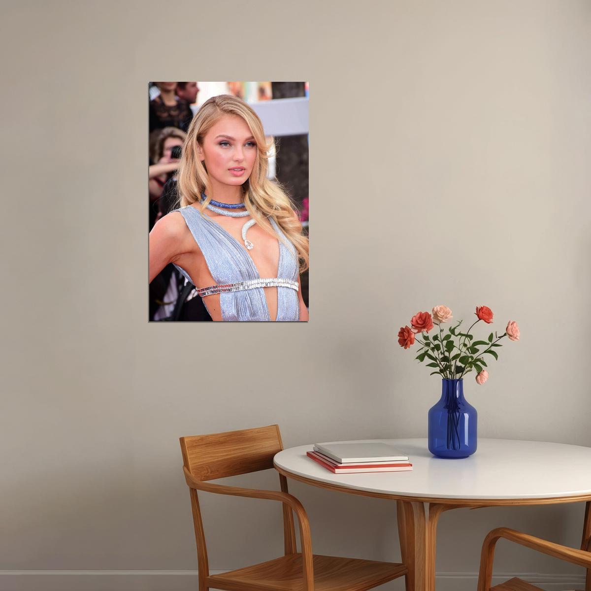 Romee Strijd Celebrity Fashion Model Artist Poster Wall Art Print Home Wall Decor - xonomax