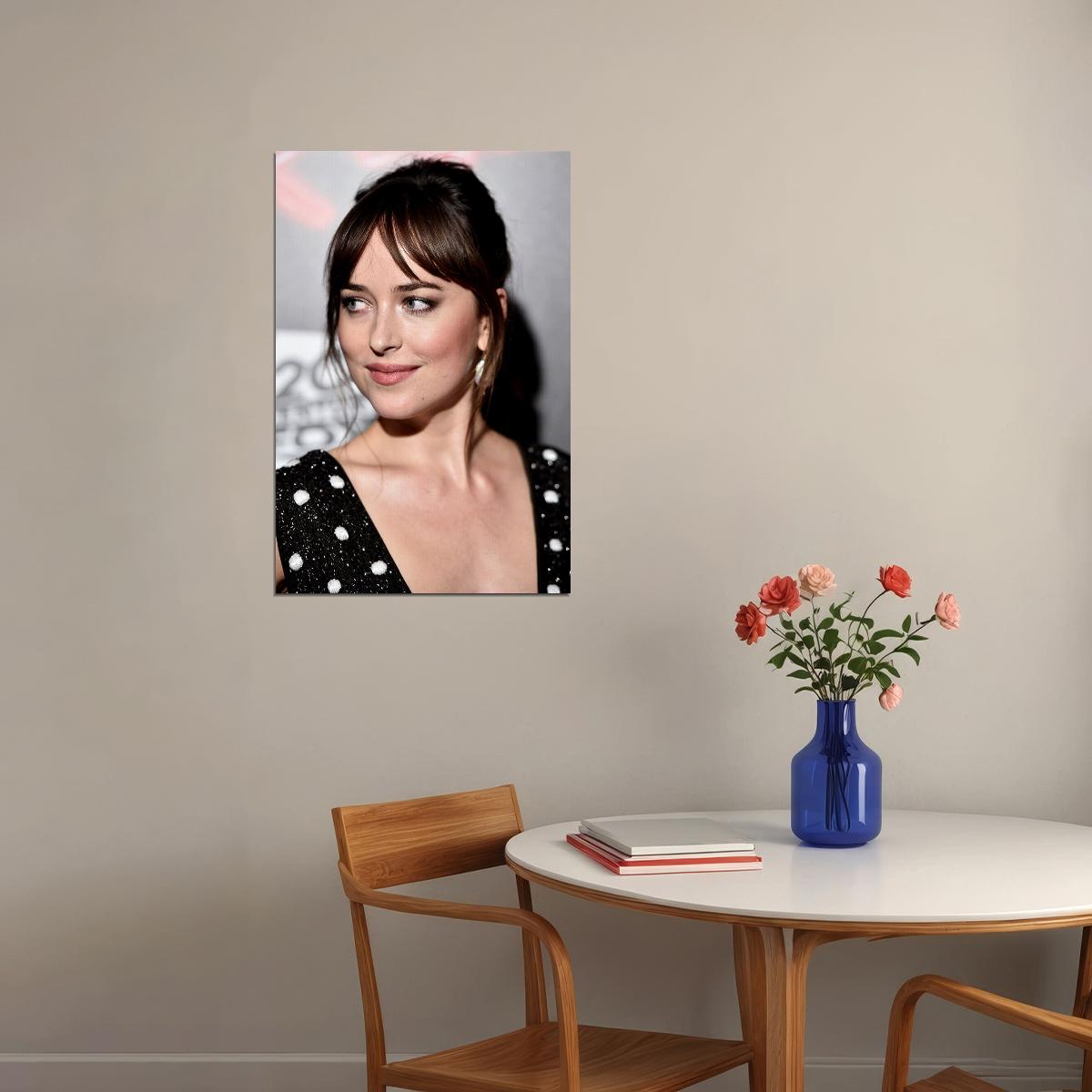 Dakota Johnson Celebrity Cinema Actor Model Poster Wall Art Print Home Wall Decor - xonomax