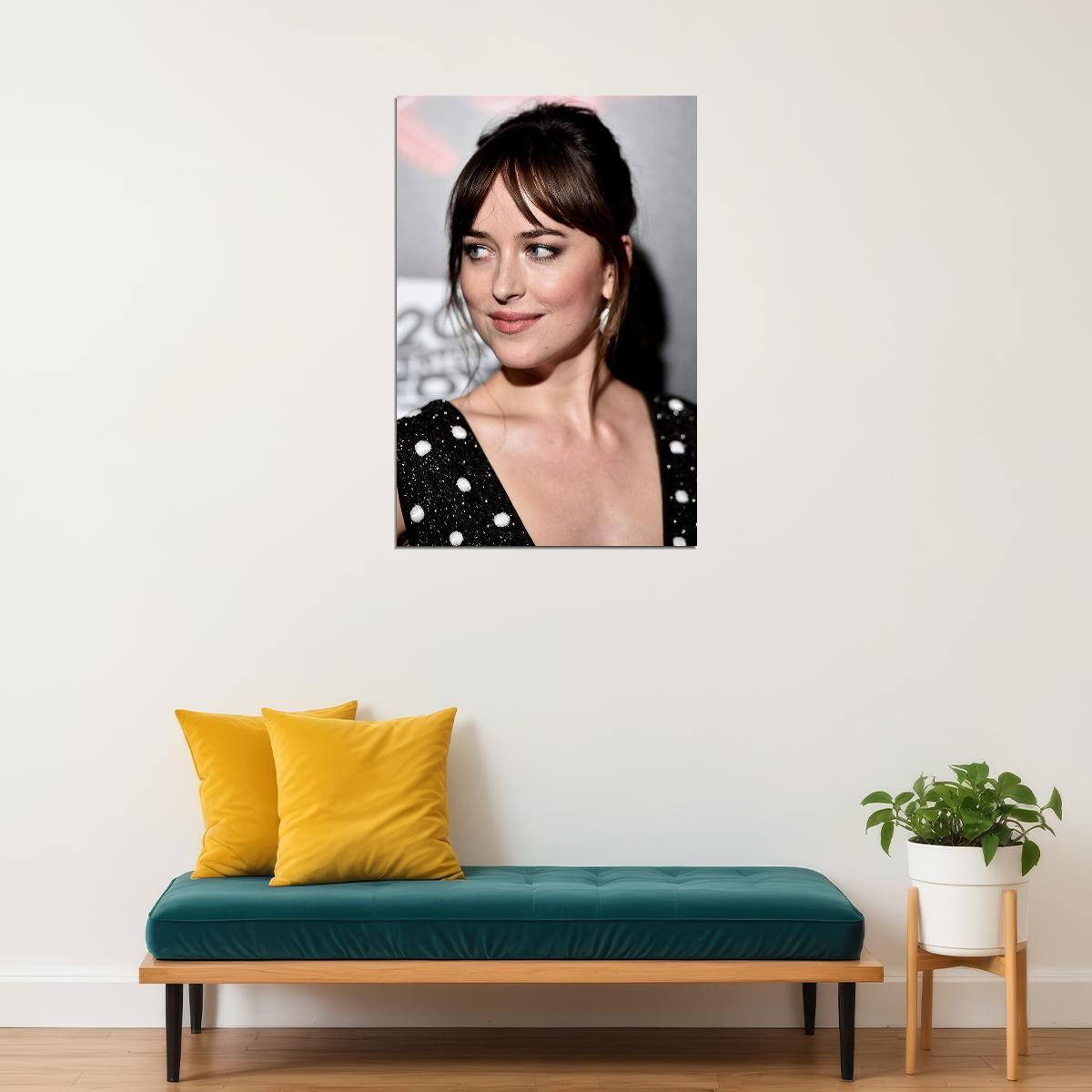 Dakota Johnson Celebrity Cinema Actor Model Poster Wall Art Print Home Wall Decor - xonomax