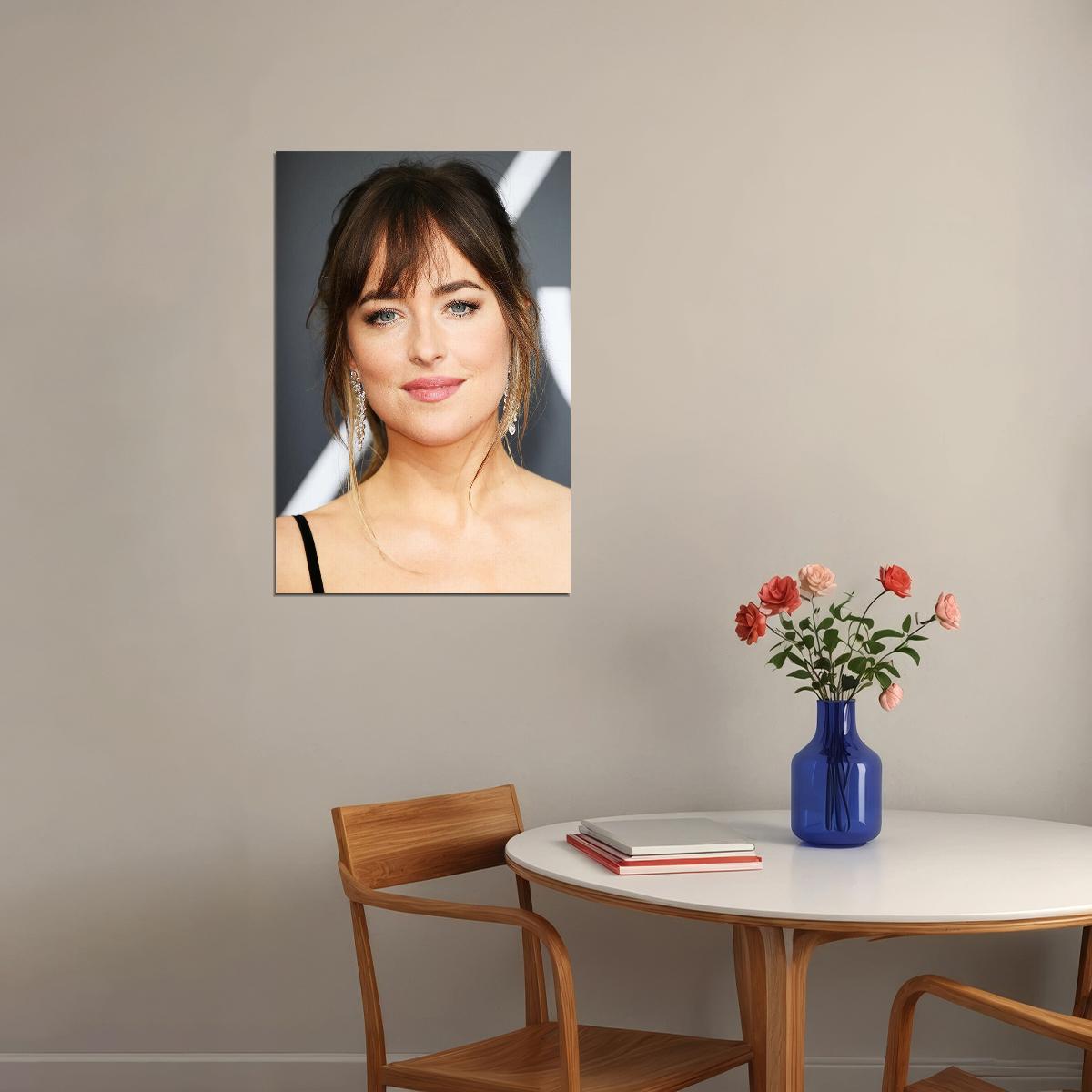 Dakota Johnson Celebrity Cinema Actress Model Poster Wall Art Print Home Wall Decor - xonomax