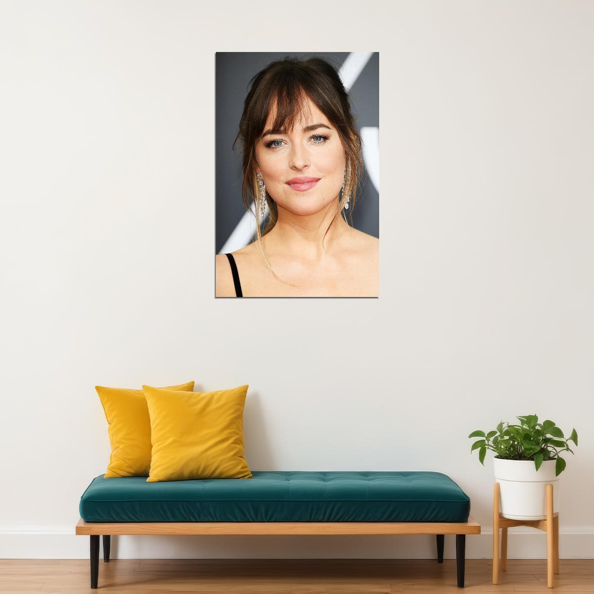 Dakota Johnson Celebrity Cinema Actress Model Poster Wall Art Print Home Wall Decor - xonomax