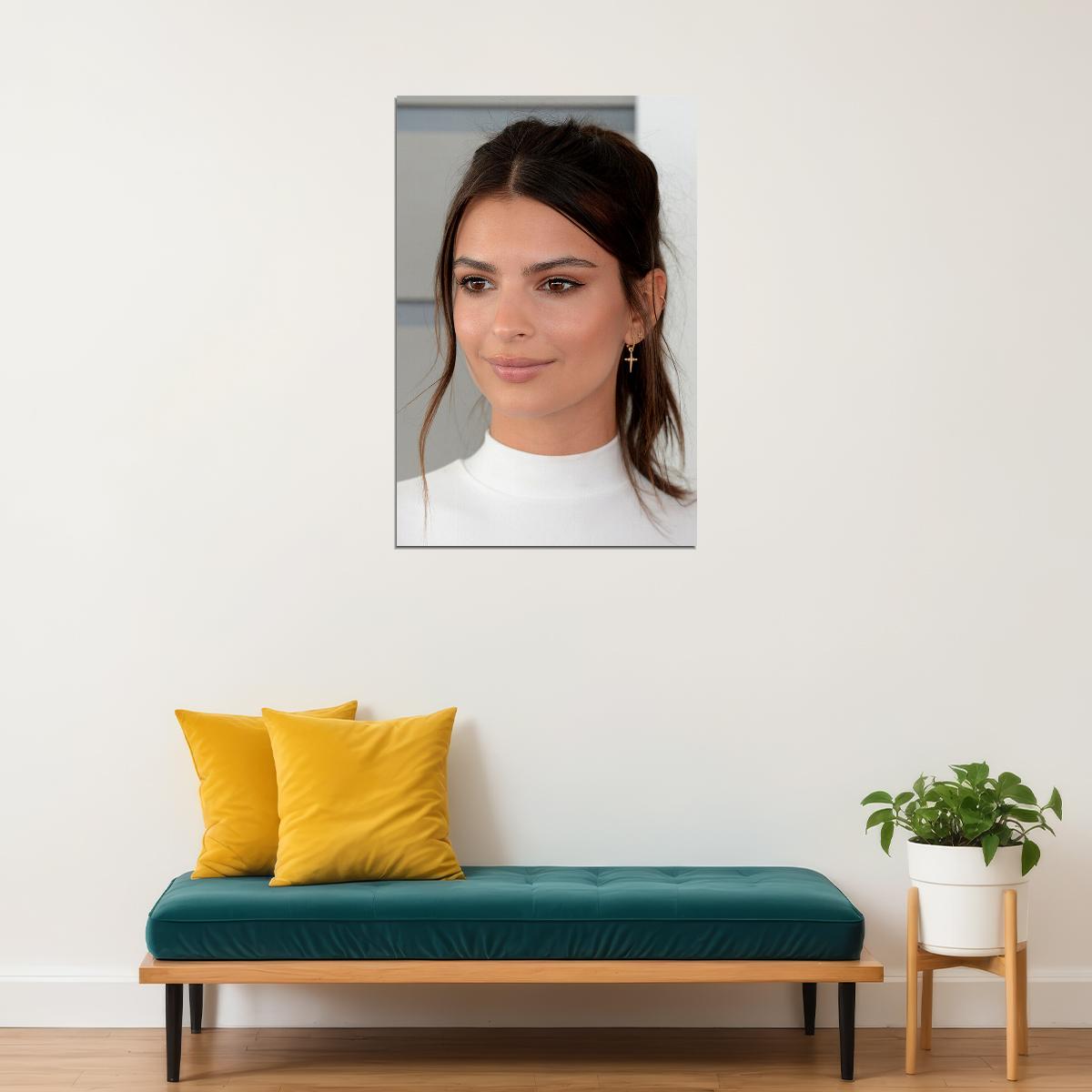 Emily Ratajkowski Cinema Actress Beauty Model Poster Wall Art Print Home Wall Decor - xonomax