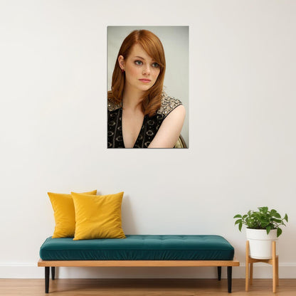 Emma Stone Celebrity Film Actress Voice Actor Poster Wall Art Print Home Wall Decor - xonomax