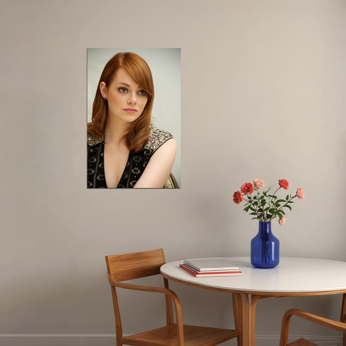 Emma Stone Celebrity Film Actress Voice Actor Poster Wall Art Print Home Wall Decor - xonomax