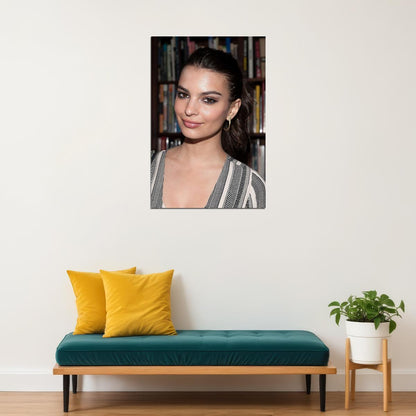 Emily Ratajkowski Cinema Actor Beauty Model Poster Wall Art Print Home Wall Decor - xonomax