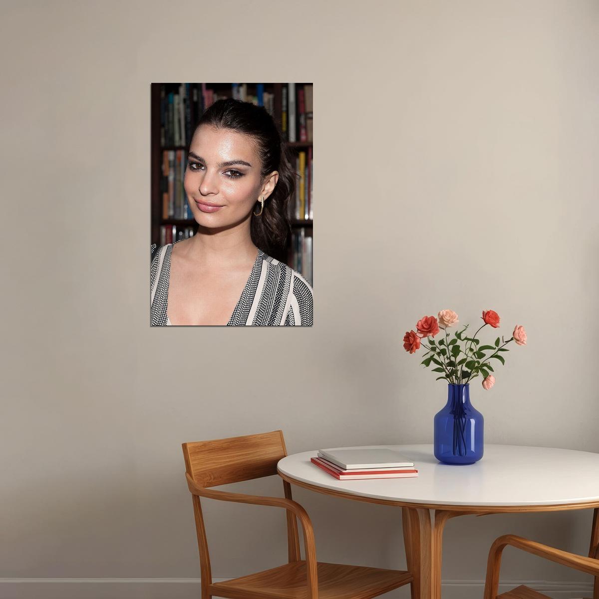 Emily Ratajkowski Cinema Actor Beauty Model Poster Wall Art Print Home Wall Decor - xonomax