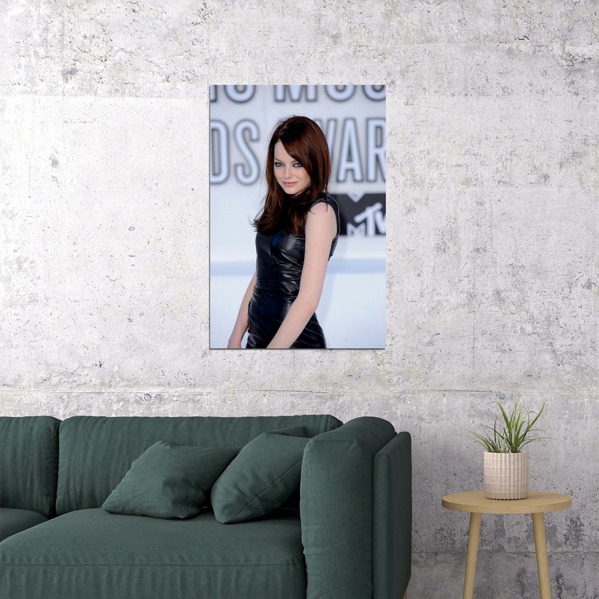 Emma Stone Celebrity Cinema Actress Voice Actor Poster Wall Art Print Home Wall Decor - xonomax