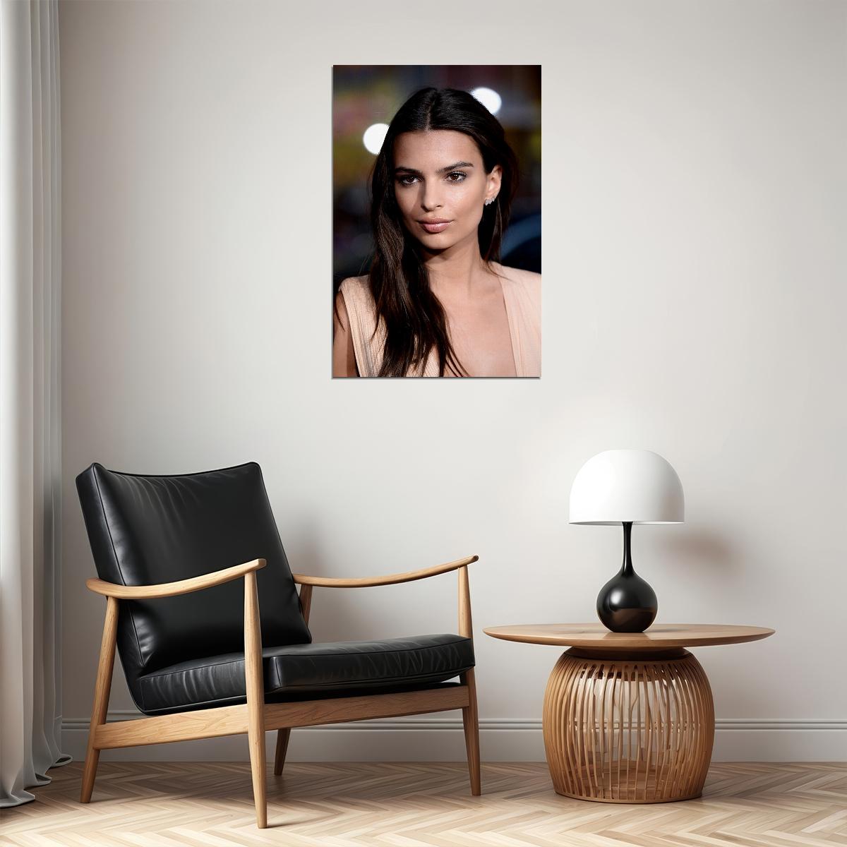 Emily Ratajkowski Movie Actor Beauty Model Poster Wall Art Print Home Wall Decor - xonomax