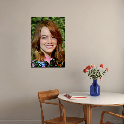 Emma Stone Celebrity Cinema Actor Voice Actor Poster Wall Art Print Home Wall Decor - xonomax