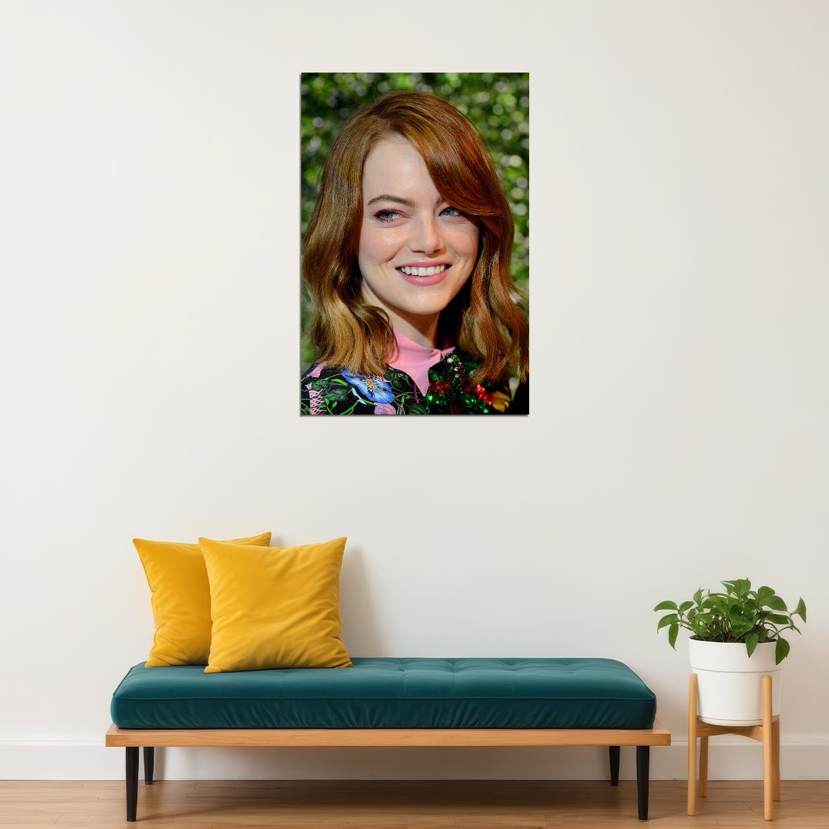 Emma Stone Celebrity Cinema Actor Voice Actor Poster Wall Art Print Home Wall Decor - xonomax