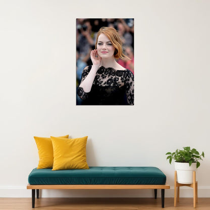 Emma Stone Celebrity Tv Series Actor Voice Actor Poster Wall Art Print Home Wall Decor - xonomax