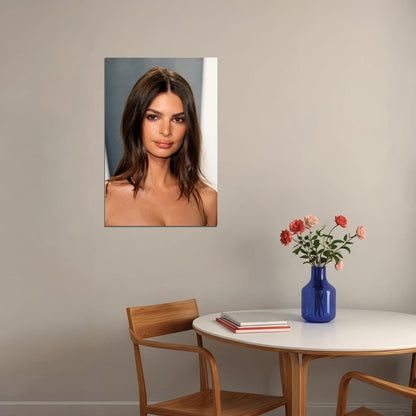 Emily Ratajkowski Movie Actress Beauty Model Poster Wall Art Print Home Wall Decor - xonomax