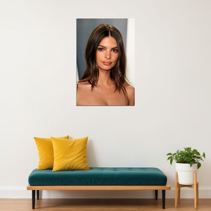 Emily Ratajkowski Movie Actress Beauty Model Poster Wall Art Print Home Wall Decor - xonomax