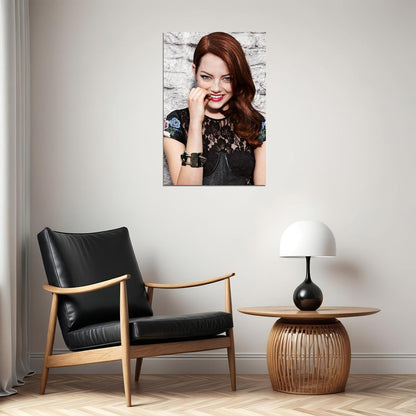 Emma Stone Celebrity Tv Series Actress Voice Actor Poster Wall Art Print Home Wall Decor - xonomax