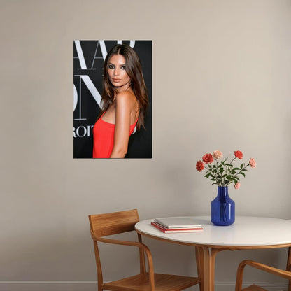 Emily Ratajkowski Celebrity Movie Actress Model Poster Wall Art Print Home Wall Decor - xonomax